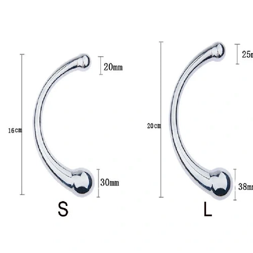 Steel 5858 Ended Hook Stainless Anal Double Elegant 0331